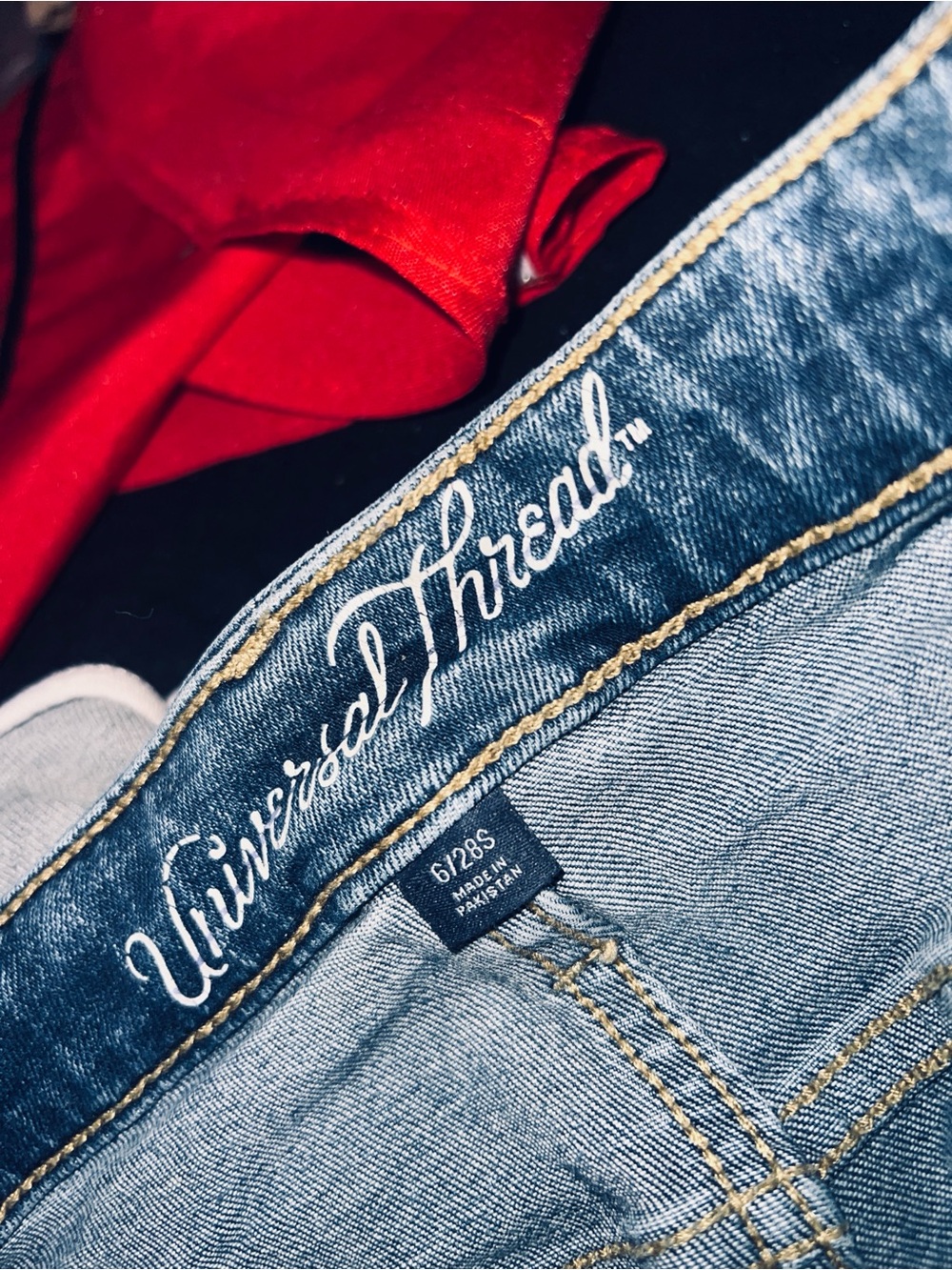 Universal Thread Light Blue High Rise, Skinny Denim Jeans - Picture 2 of 8